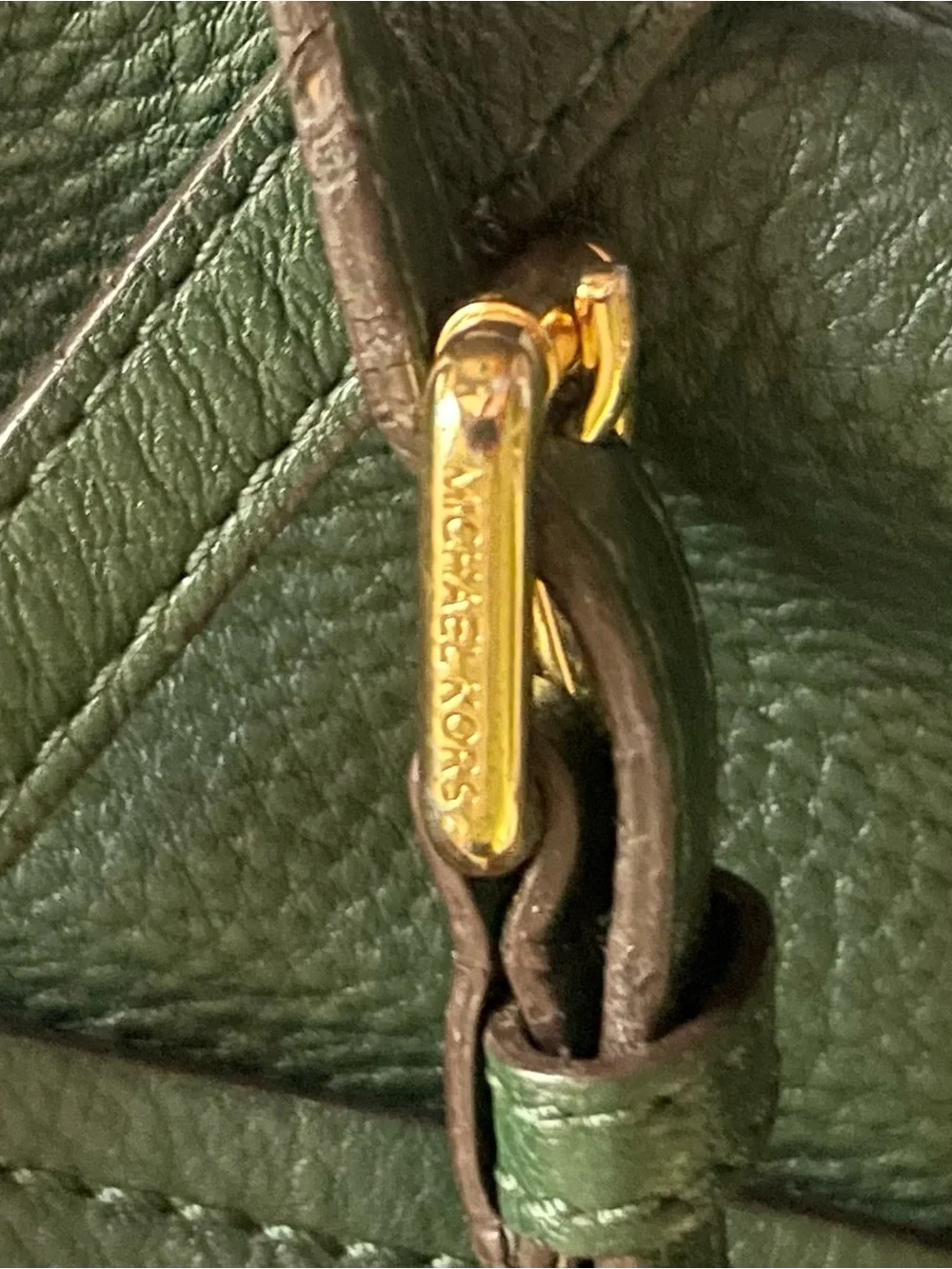 Michael Kors Gilmore Leather Crossbody Bag Forest Green